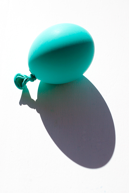 Piezas Sueltas el juego infinito de crear globo hinchado azul turquesa